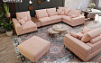 Модульный диван премиум-класса Верона 15 (нежный розовый). Мебельная фабрика Филатофф