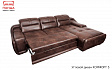 Угловой диван Комфорт 5 в разложенном виде. Фабрика мебели ПАНДА