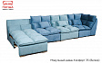 Модульный диван Комфорт 35 (велюр). Фабрика мебели ПАНДА